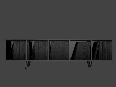 Vinyl Storage No3 3D Model