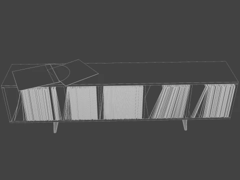 Vinyl Storage No3 3D Model