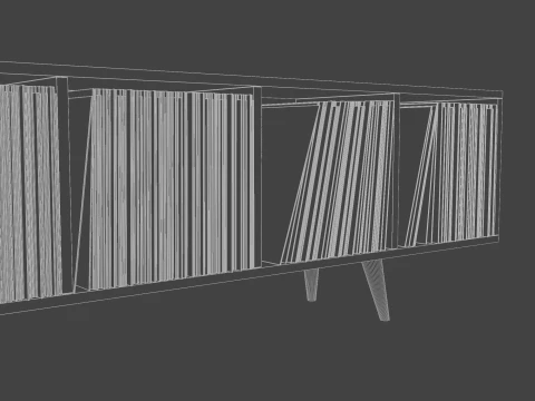 Vinyl Storage No3 3D Model