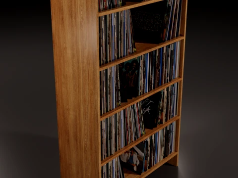 Vinyl Storage No4 3D Model