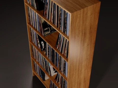 Vinyl Storage No4 3D Model