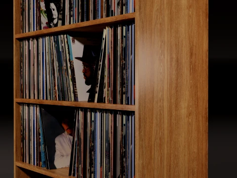 Vinyl Storage No4 3D Model
