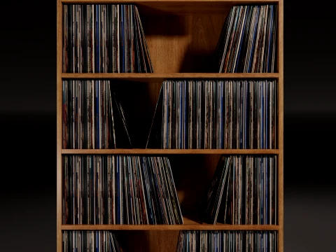 Vinyl Storage No4 3D Model