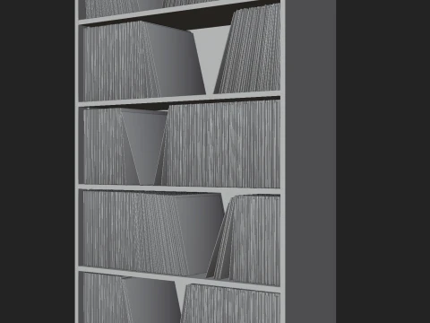 Vinyl Storage No4 3D Model