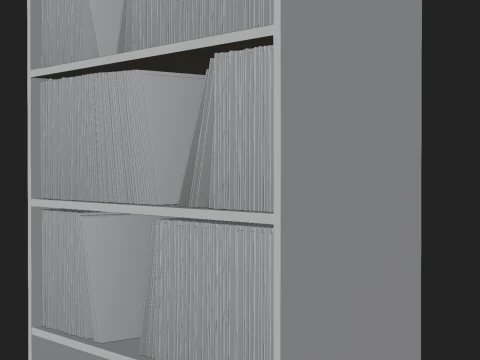 Vinyl Storage No4 3D Model