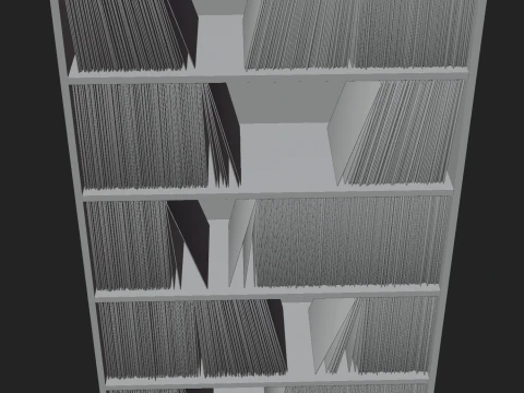 Vinyl Storage No4 3D Model