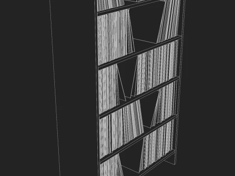 Vinyl Storage No4 3D Model
