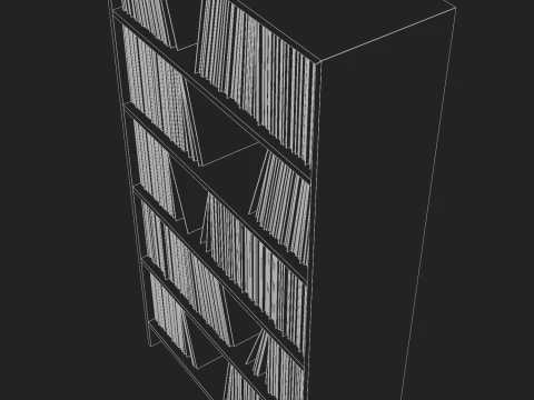 Vinyl Storage No4 3D Model