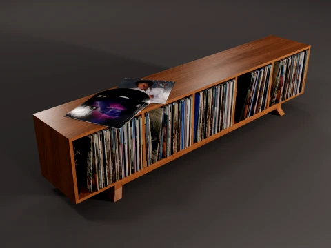 Vinyl Storage No5 3D Model