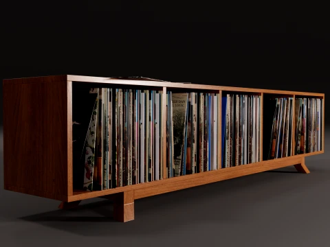 Vinyl Storage No5 3D Model