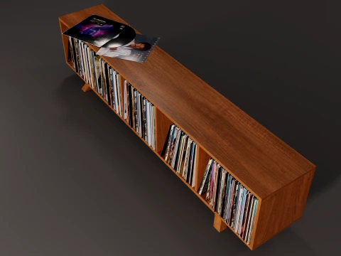 Vinyl Storage No5 3D Model