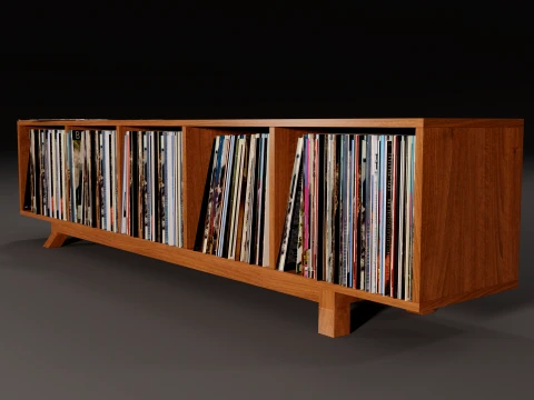 Vinyl Storage No5 3D Model