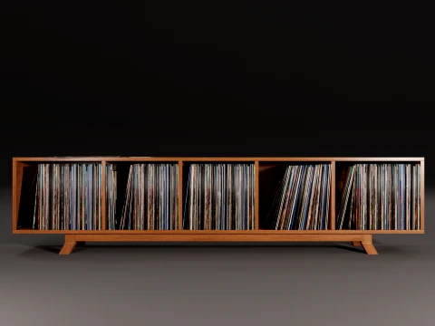 Vinyl Storage No5 3D Model