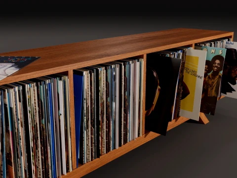 Vinyl Storage No5 3D Model