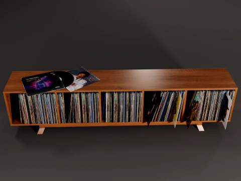 Vinyl Storage No5 3D Model
