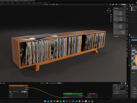 Vinyl Storage No5 3D Model