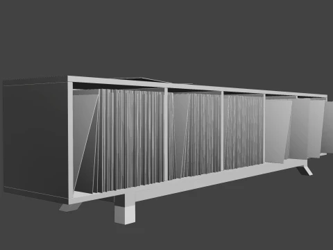 Vinyl Storage No5 3D Model