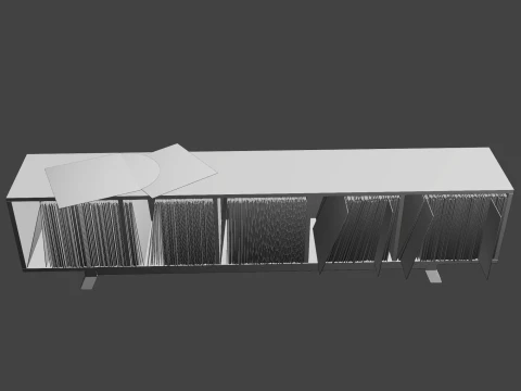 Vinyl Storage No5 3D Model