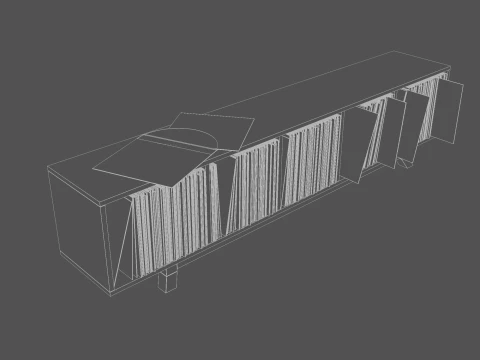 Vinyl Storage No5 3D Model