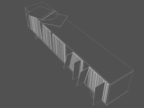 Vinyl Storage No5 3D Model