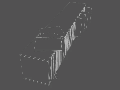 Vinyl Storage No5 3D Model