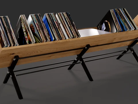 Magazyn winyli nr 6 Model 3D
