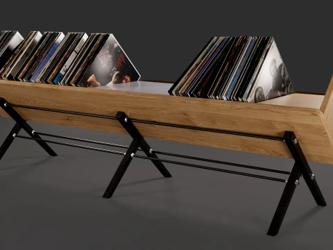 Vinyl Storage No6 3D Model