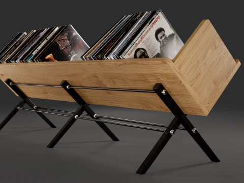 Vinyl Storage No6 3D Model