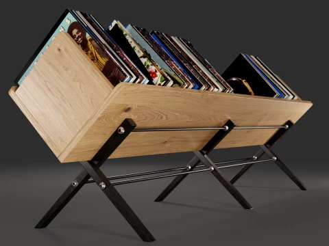 Vinyl Storage No6 3D Model