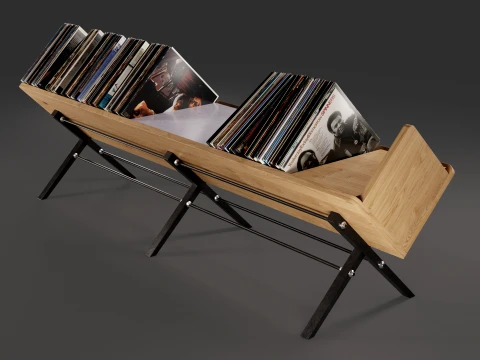 Vinyl Storage No6 3D Model