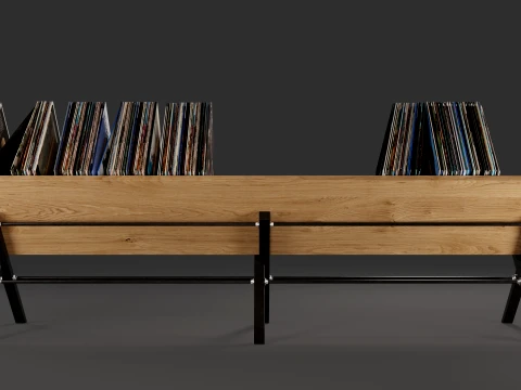 Vinyl Storage No6 3D Model