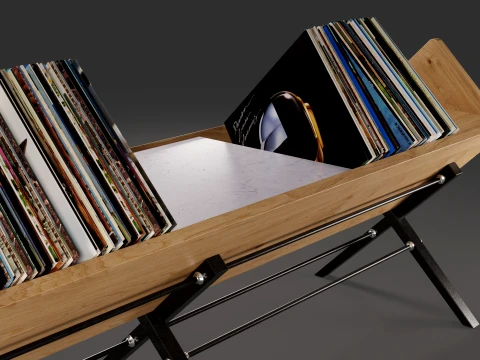 Vinyl Storage No6 3D Model