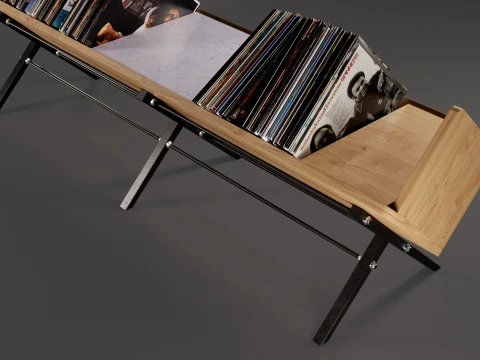 Vinyl Storage No6 3D Model