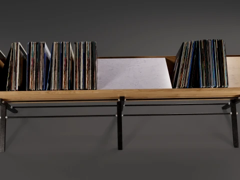 Vinyl Storage No6 3D Model