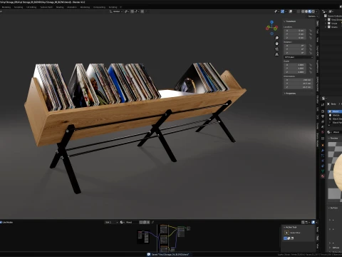 Vinyl Storage No6 3D Model