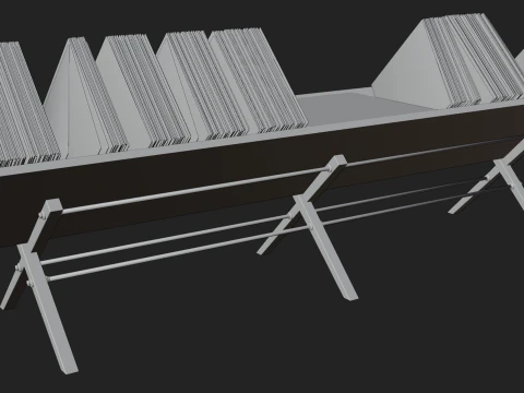 Vinyl Storage No6 3D Model