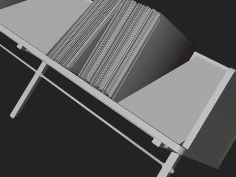Vinyl Storage No6 3D Model