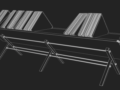 Vinyl Storage No6 3D Model