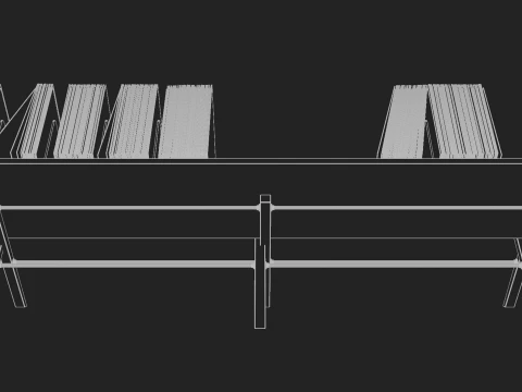 Vinyl Storage No6 3D Model