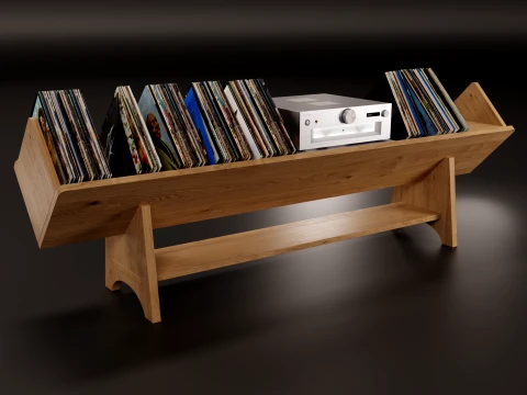 Magazyn winyli nr 7 Model 3D