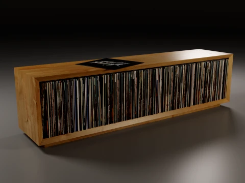 Rangement pour vinyles No8 Modèle 3D
