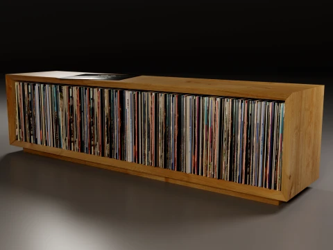 Vinyl Storage No8 3D Model