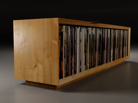 Vinyl Storage No8 3D Model