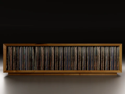 Vinyl Storage No8 3D Model