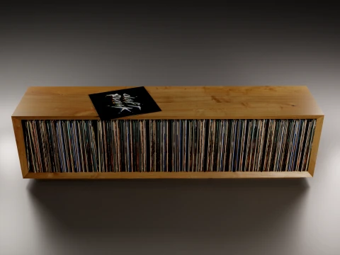 Vinyl Storage No8 3D Model