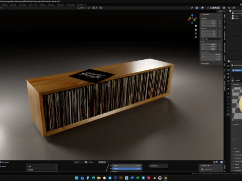 Vinyl Storage No8 3D Model