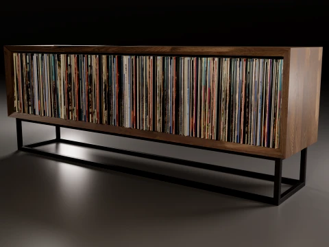 Vinyl Storage No9 3D Model