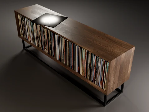 Vinyl Storage No9 3D Model