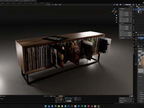 Vinyl Storage No9 3D Model