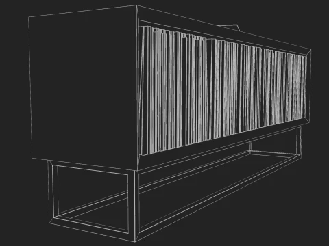 Vinyl Storage No9 3D Model